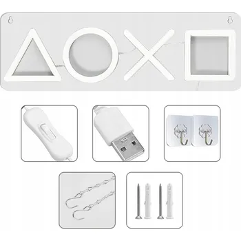 Bezpečnostní kamera NEONOWE ZNAKI LED PRO HRY USB/SWITCH, DEKORATIVNÍ LAMPA