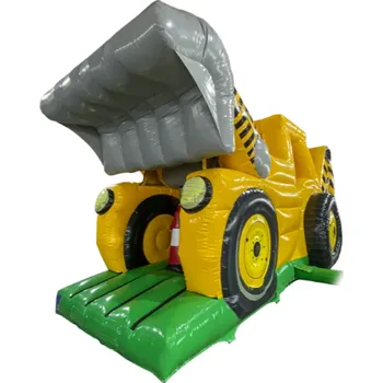 Skákací hrad Nafukovací skluzavka Bagr- TOP provedení - česká certifikace