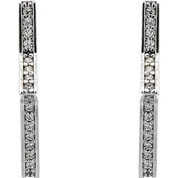 Náušnice Náušnice se Zirkony z Bílého Zlata 7122784