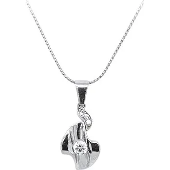 Přívěsek Přívěsek se Zirkony z Bílého Zlata 7151093