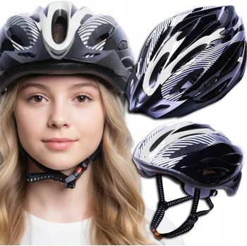 Cyklistická přilba Cyklistická Přilba pro Teenagery Silniční MTB s Kšiltem Nastavitelná 54-62 cm
