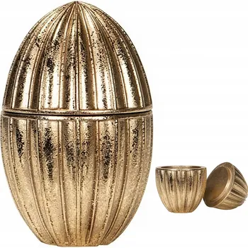 Velikonoční dekorace VELIKONOČNÍ FIGURKA VAJÍČKO NÁDOBA NA DROBNOSTI ZLATÉ VAJÍČKO NA Velikonoce