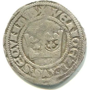 ČECHY. Václav II. Pražský groš. Ag.
