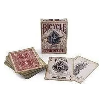 Pexeso Karty 1900 Series Red Vintage BICYCLE