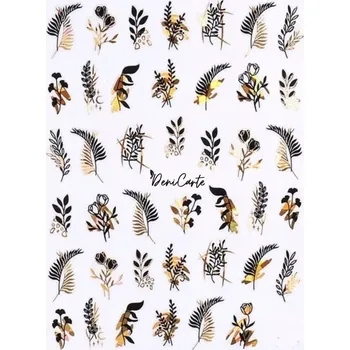 samolepka Samolepicí Samolepky Deni Carte černé a zlaté