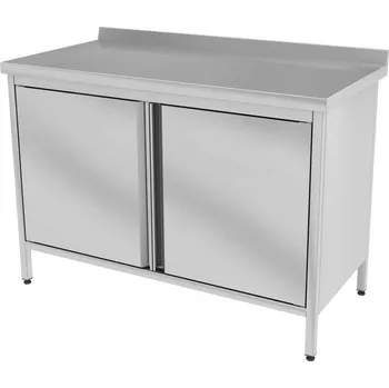 Dílenský stůl Nerezový stůl se skříňkou 100x70x85cm