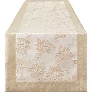 ubrus VILLA ITALIA Běžec na stůl béžový 40 x 160 cm REGINA