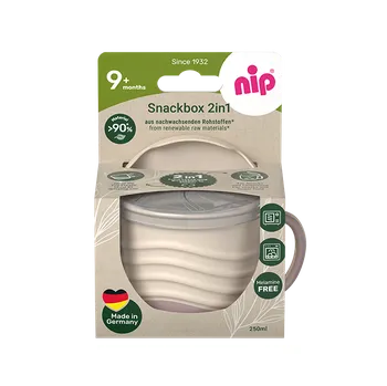 Dětská výživa nip Dětský 2v1 hrnek-box na svačinu s víčkem 1 ks eco ECO