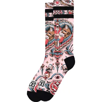 ponožky AMERICAN SOCKS Feline Hearts velikost oblečení L/XL