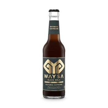 Energetický nápoj Waysa Black kola energetický nápoj 330 ml bio Množství: 12 ks