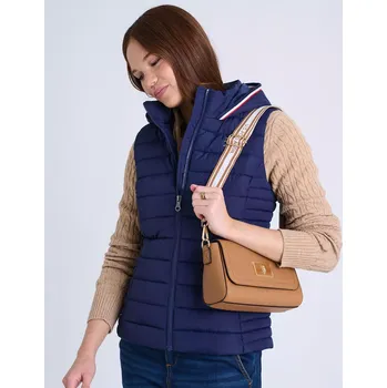 Kabelka U.S. Polo Assn. dámská kabelka, crossbody ENAMEL hnědá