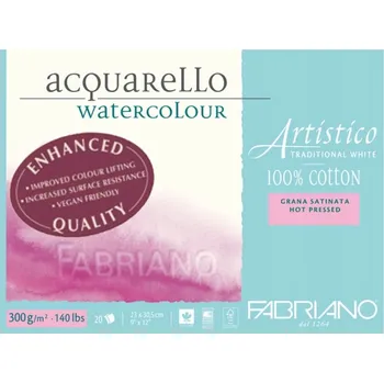 Akvarelové bloky Fabriano A4, 20 ks