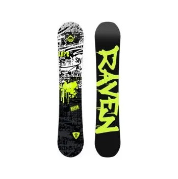 Snowboard Raven Core junior ABS kid 130 cm; Černá snowboard + DÁREK DLE VÝBĚRU!