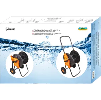 Držák na zahradní hadici Naviják na hadici 1/2 pojízdný 45m