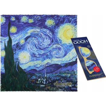 Utěrka Hadřík na brýle - V. Van Gogh. Hvězdná noc