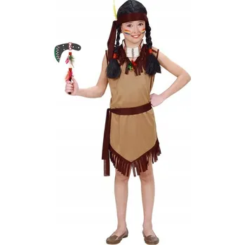 Karnevalový kostým Kostým Dětský Indiánky Krátké Indiánka Pocahontas Divoký Západ 158