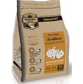Krmivo pro hlodavce Smíšené krmivo Natural-Vit 0,75 kg pro králíky Junior