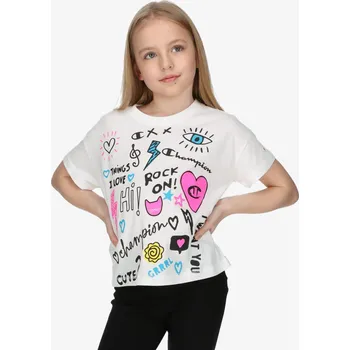 Chlapecké tričko Champion GIRLS GRAFFITI T-SHIRT 2XL
