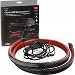 Samolepicí spoiler ve stylu karbonu s vestavěným červeným LED světlem