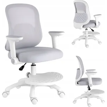 Dětská otočná židle Neoseat JUNI s ponožkou šedá