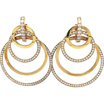 Náušnice Zlaté Náušnice s Diamanty 2020123