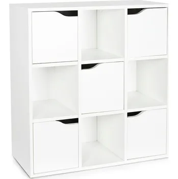 Knihovna Regál Leomark 89 x 29 x 89,5 cm bílý