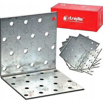 Tesařské kování Tesařský úhelník montážní KM 80x80x80 - 50 Ks