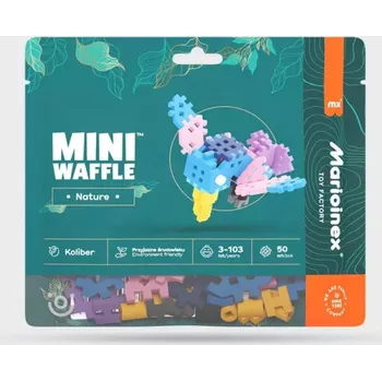 ostatní stavebnice Stavebnice Mini Vafle Nature Kolibřík Nature kostky 50 dílků Vafle Marioinex 3+