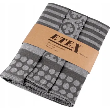 Utěrka Bavlněná utěrka 50x70 cm z egyptské bavlna, 3 kusy