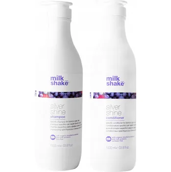 Milk Shake Silver Shine kondicionér 1000ml + šampon 1000ml
