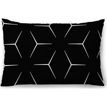 Povlak na polštářek Povlak na polštář 50x70 cm BAVLNA CERTIFIKÁT - Milano Černo Bílý