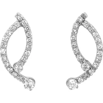 Náušnice Zlaté Náušnice s Diamanty 2020400