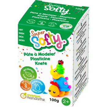 Modelovací hmota MODELOVACÍ HMOTA SUPER-SOFTY 100g ZELENÁ