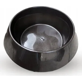 Květináč Miska, plastový květináč na ikebanu, černá, 14 cm