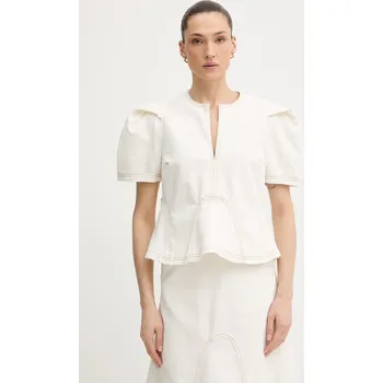 Dámská halenka MUNTHE halenka dámská bavlněná BAYNOR 261100326103 béžová 01X, vel. 40