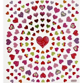 samolepka KREATIVNÍ: samolepky Srdíčka 29064