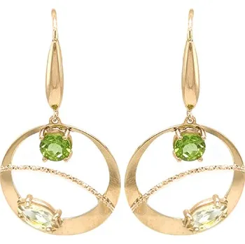 Náušnice Zlaté Visací Náušnice 7122156