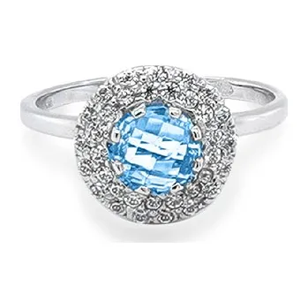 Prsten Zlatý Prsten s Barevnými Kameny 7131371