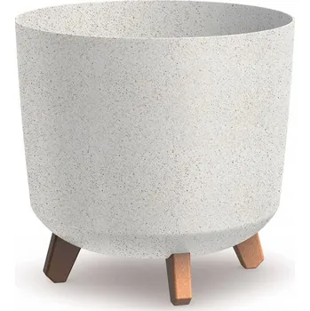 Květináč Květináč plast bílý Prosperplast 30 cm x 30 cm x 29 cm