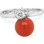 Zlatý Prsten s Korálem 7131466