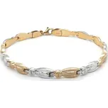 Dámský Náramek z Kombinovaného Zlata 7010075