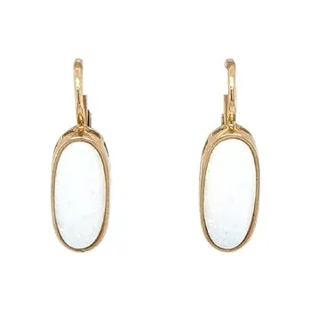 Náušnice Zlaté Náušnice s Opálem 7121693