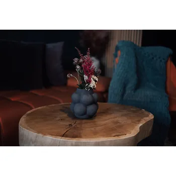 Váza VOJA HOME Váza Orbelia z modifikované pryskyřice 15x15, černá