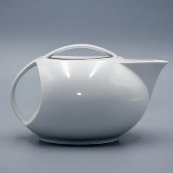 Talíř LOOS, Konvice čajová 1 000 ml, bílý porcelán, Thun