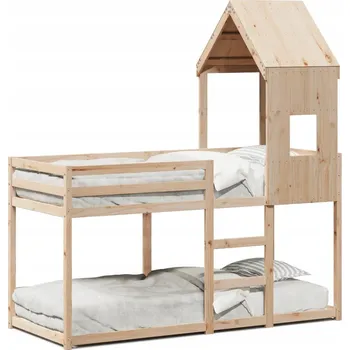 Postel Patrová postel VidaXL 3282000 95,5 x 205,5 cm hnědá