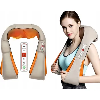 Masážní přístroj MASÁŽNÍ PŘÍSTROJ NA KRK, ŠÍJI, TĚLO, CHODIDLA, ZÁDA SHIATSU MASÁŽNÍ PÁS S NAHŘÍVÁNÍM