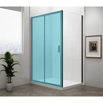 POLYSAN EASY BLACK boční stěna 700mm, čiré sklo (EL3115B)