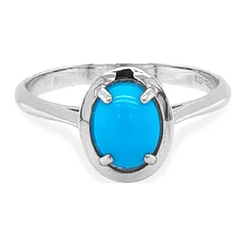 Prsten Prsten s Tyrkysem z Bílého Zlata 7131470