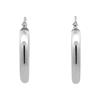 Náušnice Kruhové Náušnice z Bílého Zlata 7122350