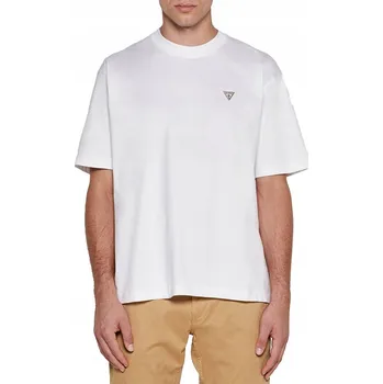 Dámské oblečení Tričko GUESS Logo M4YI46 K8FQ4 Bílé Oversize